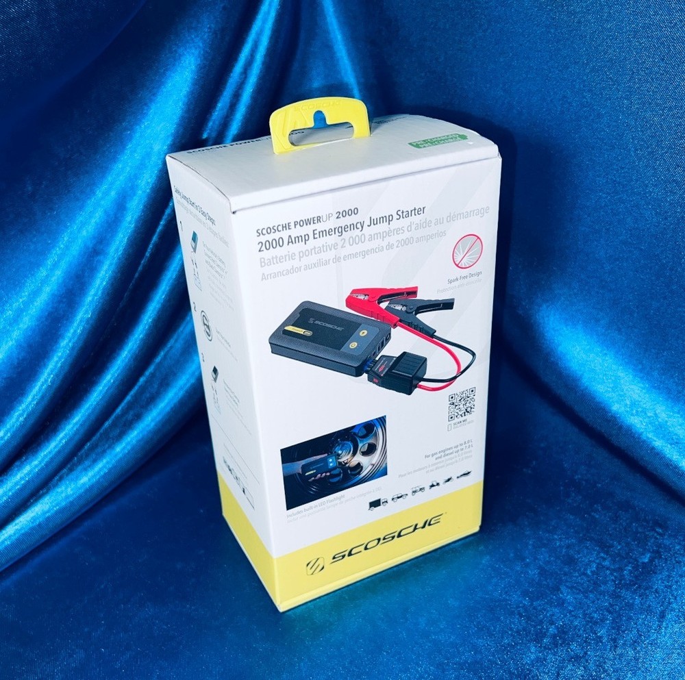 Scosche PowerUp 2000 Amp Emergency Jump Starter - PBJ2000