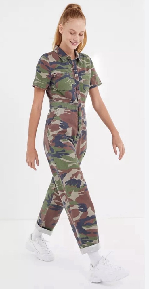 Urban Outfitters Camo Flight Jumpsuit Size Medium $25