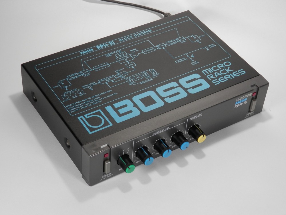 BOSS RPH-10 Analog Multi-Stage Phaser Micro Rack Effect Processor - EXCELLENT!