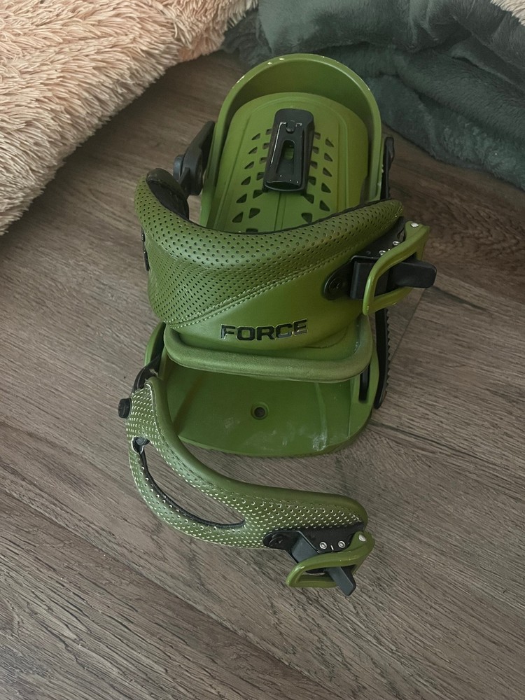 Union Force Snowboard Bindings 2014 - Green (Size Medium Large)