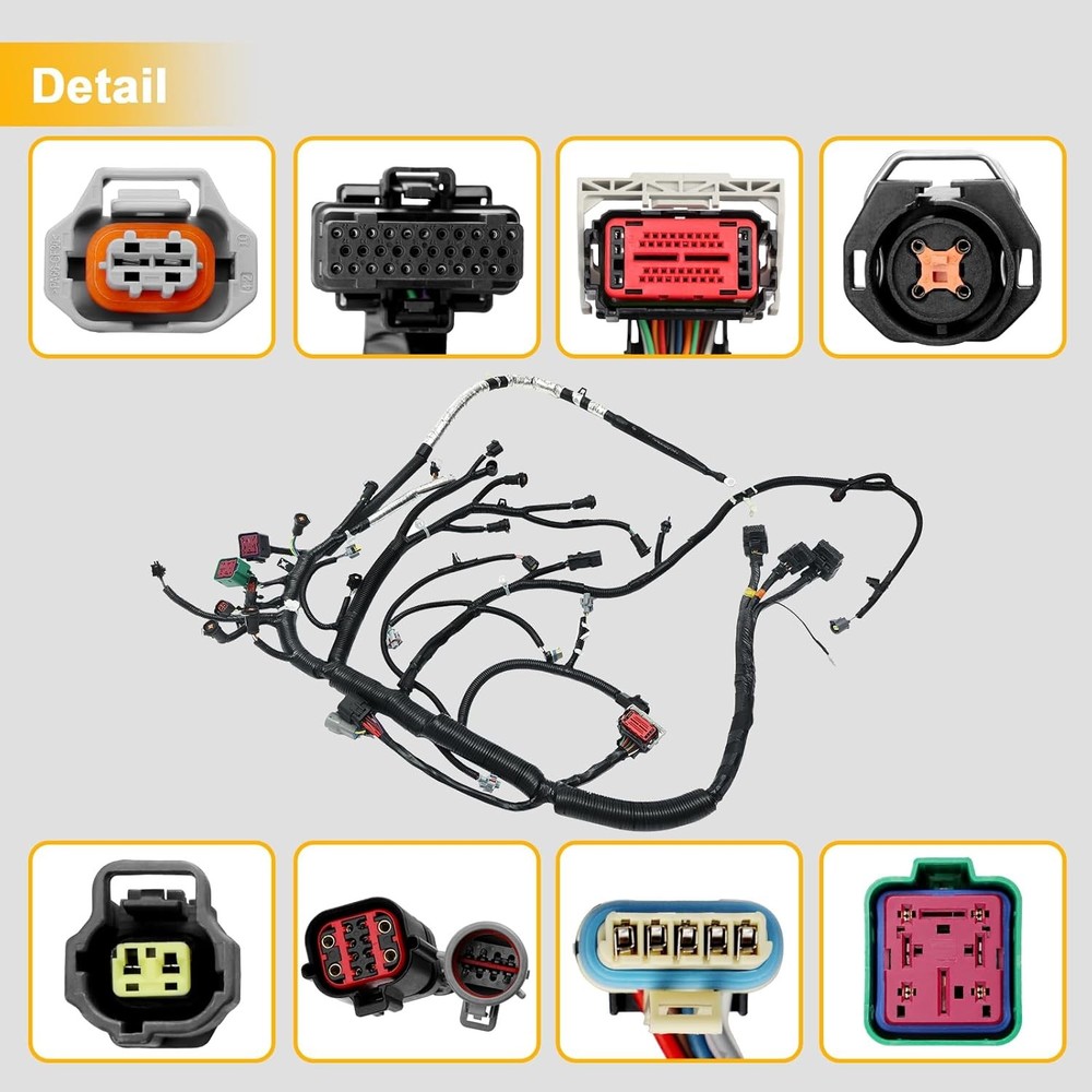 6C2Z12B637UA Diesel Main Engine Wire Harness For 06-07 Ford E150 E250 E350 E450