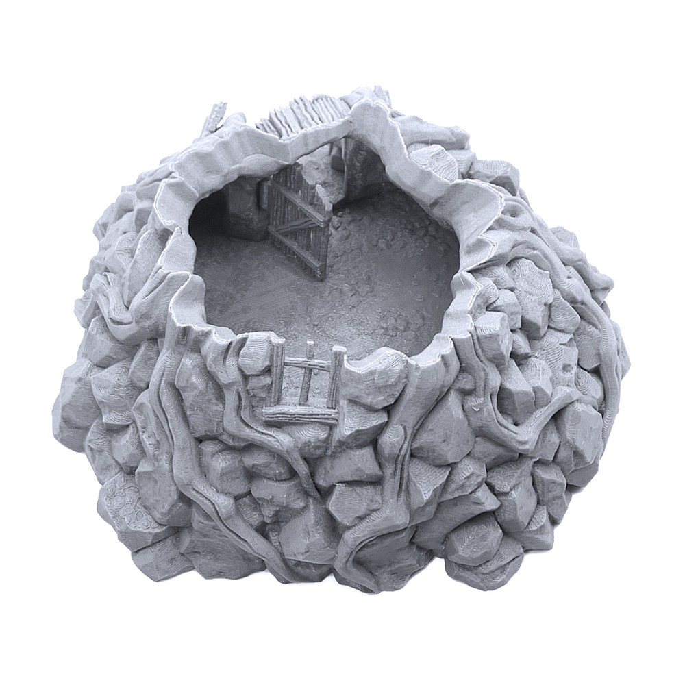 Witch's Hovel by Printable Scenery, 3D Printed Tabletop RPG Scenery