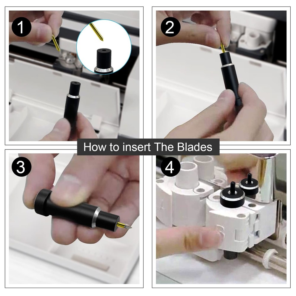 2 PCS Premium Fine Point Blade Compatible with Explore Air 2/Explore 3, White