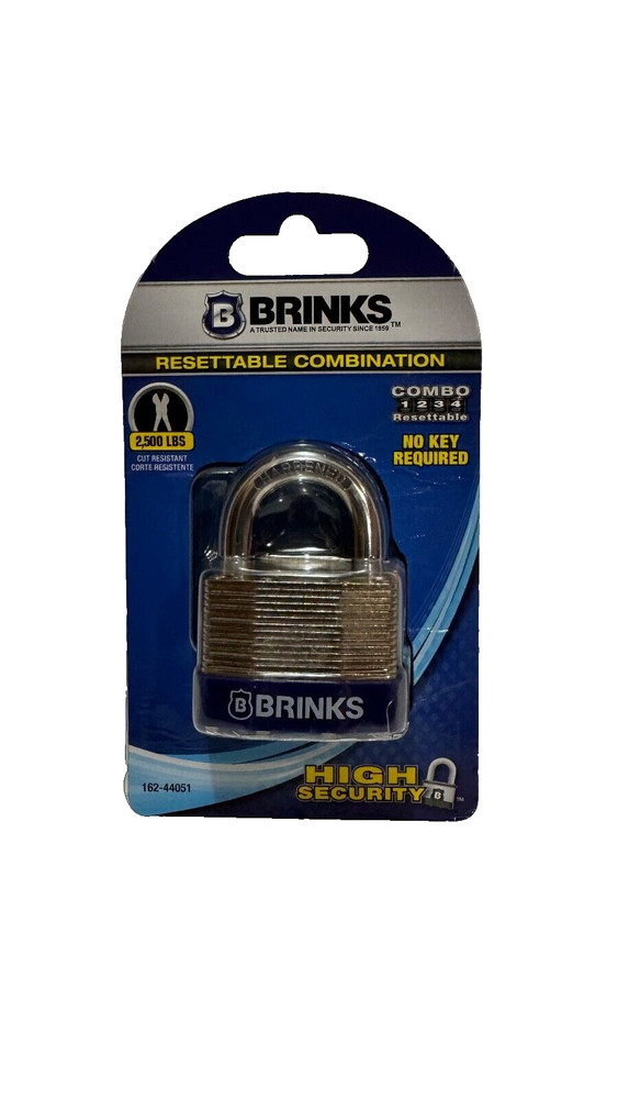 Brinks Resettable Combination Lock 162-44051