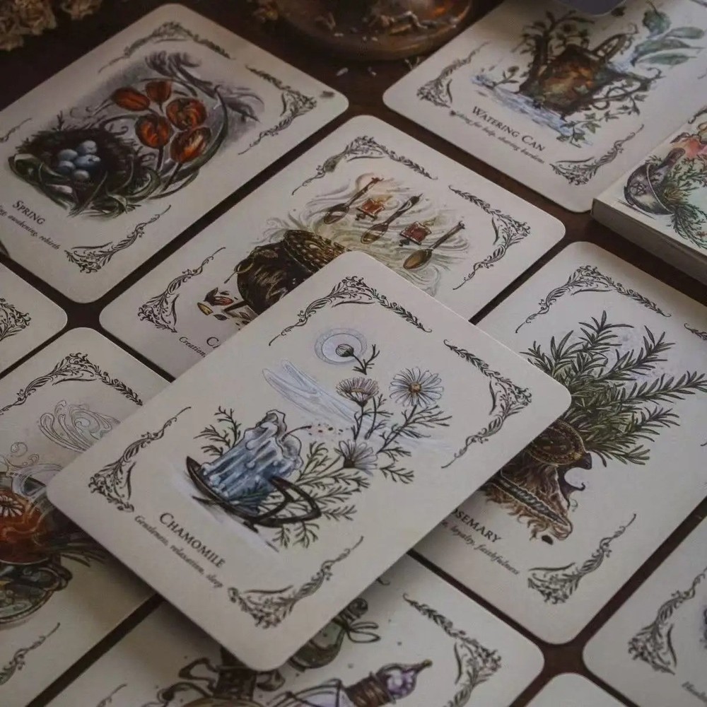 Green Witch Oracle Tarot Deck Natural Magic Insight Witchcraft Divination Game