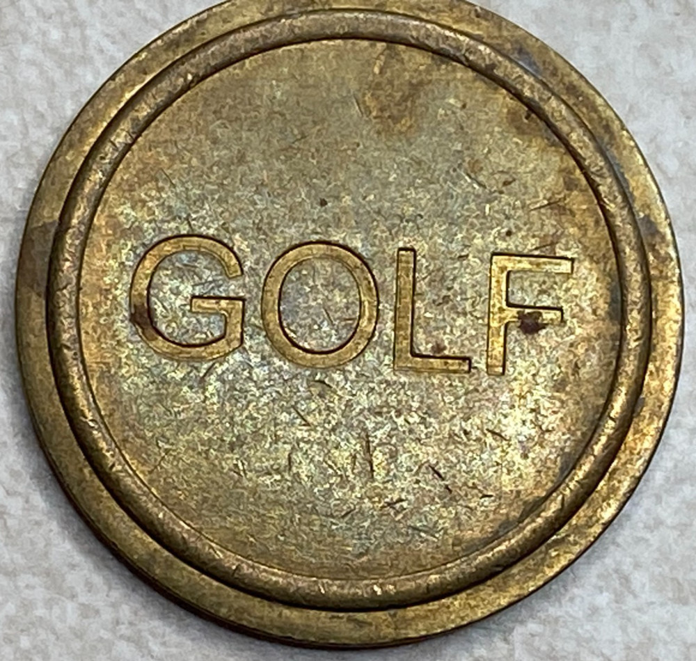 Golf Golf Ball Marker Token T8419