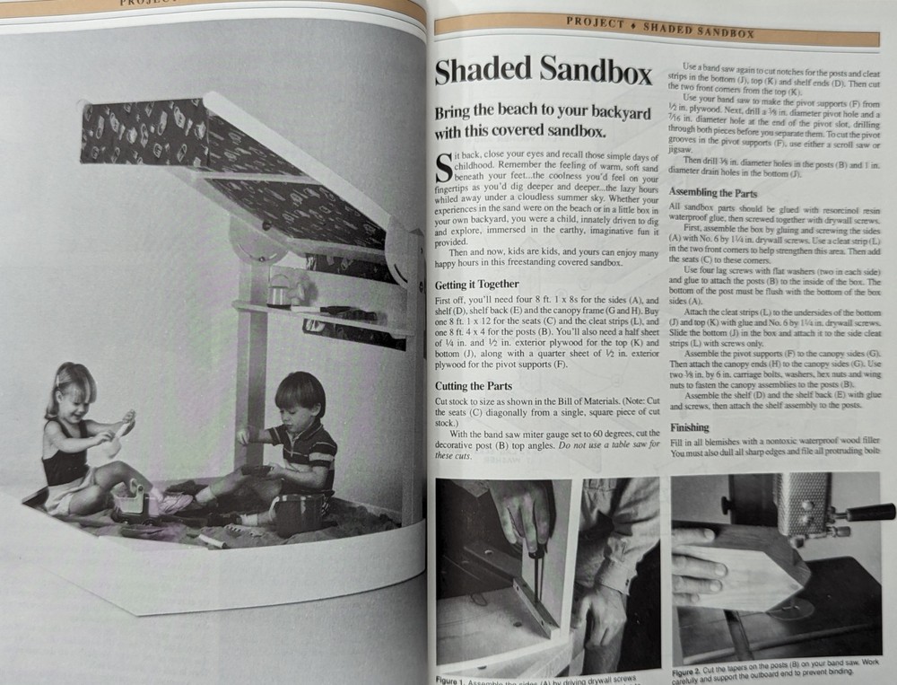 ***VINTAGE 1991 POPULAR SCIENCE WOODWORKING PROJECTS YEARBOOK***
