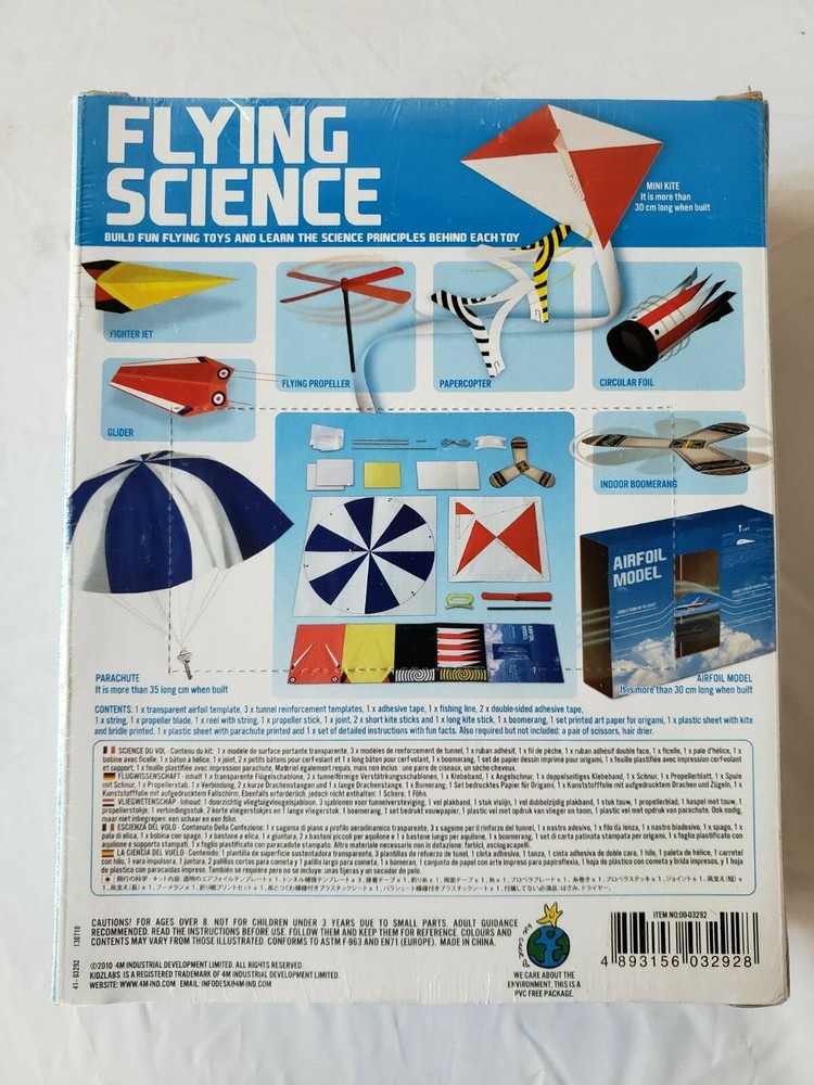 4M Kidz abs Flying Science SEALED