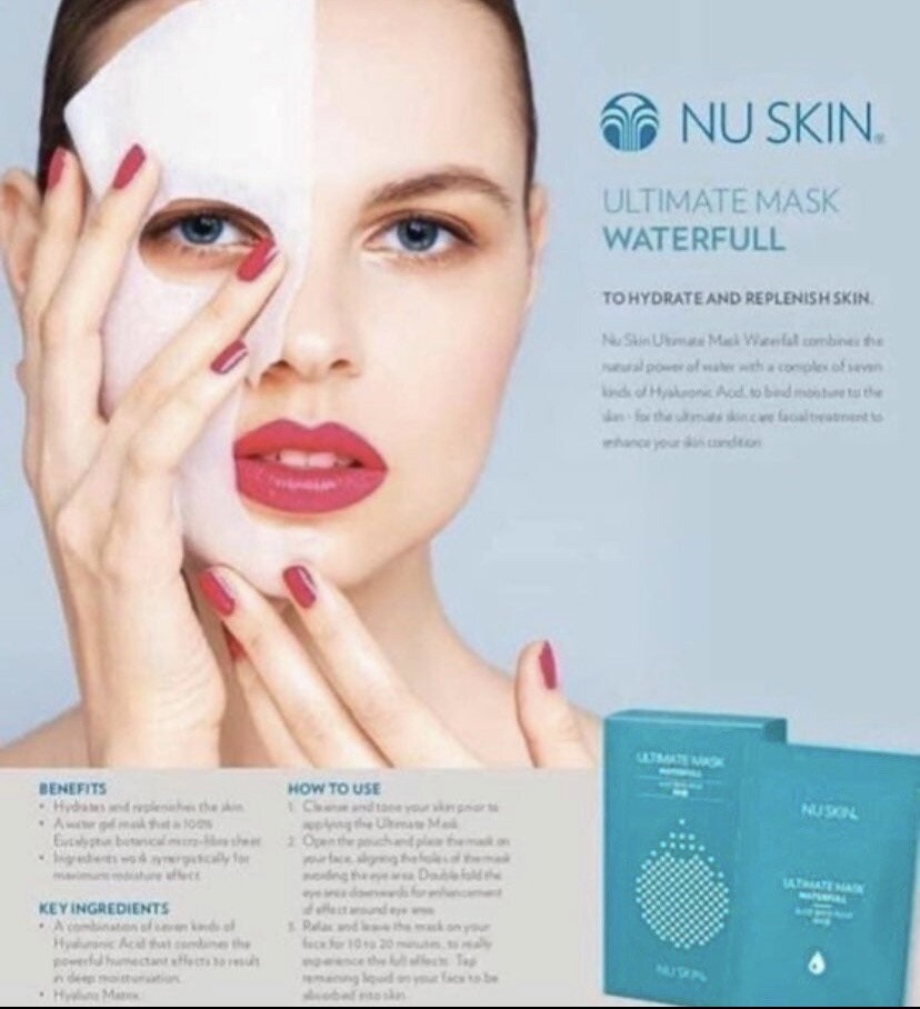 Nu Skin Ultimate Waterfull Mask (8 Sheets)