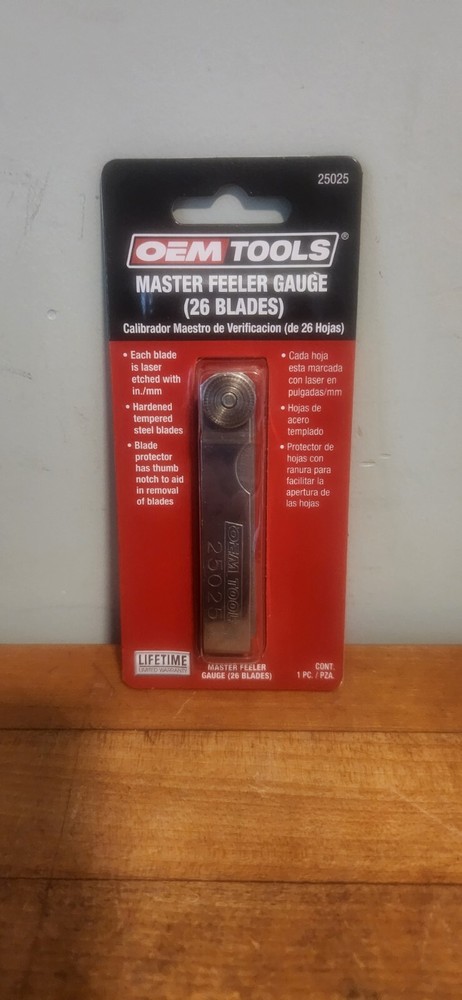 OEM Tools 25025 26 Blade Master Feeler Gauge