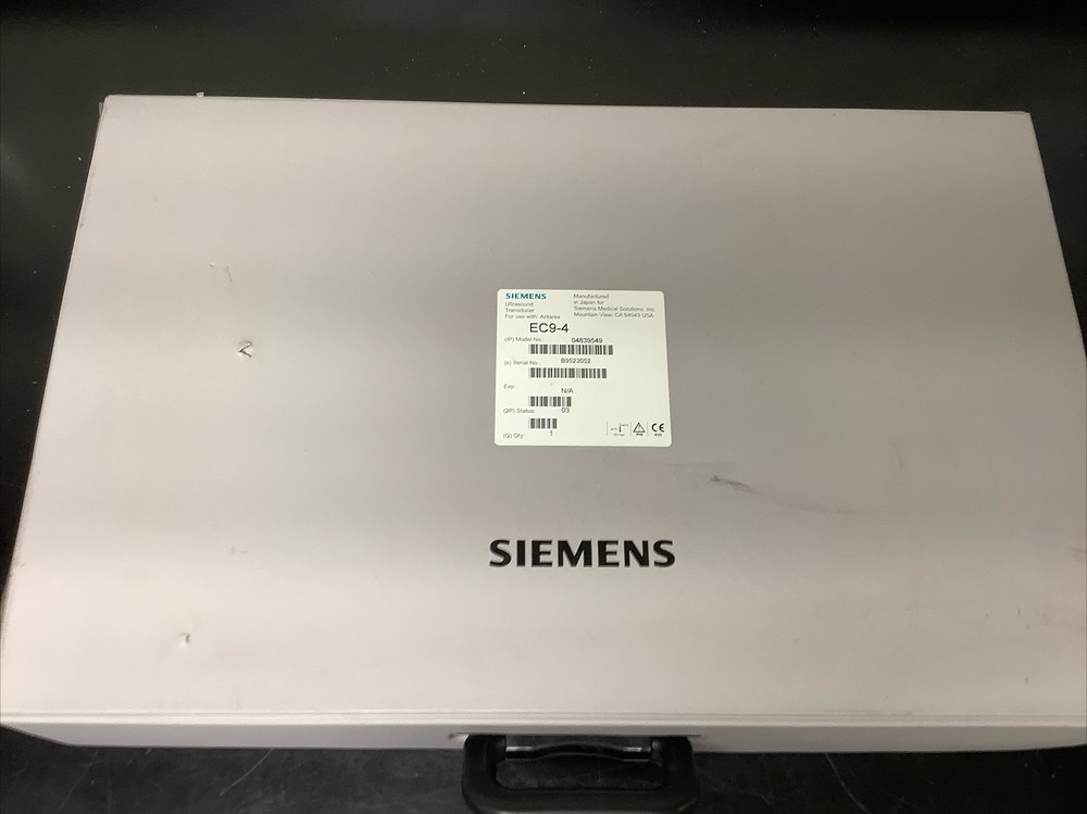 Siemens EC9-4 Transvaginal Ultrasound Transducer Probe