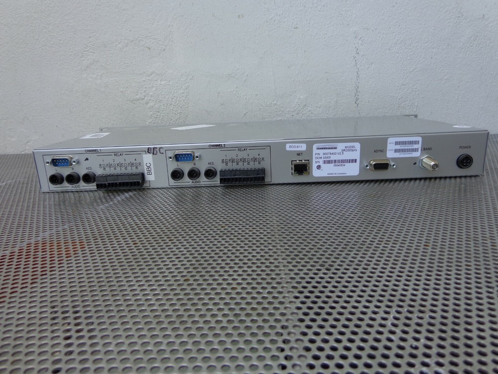 International Datacasting SR2000pro SuperFlex DVB Satellite Audio Appliance