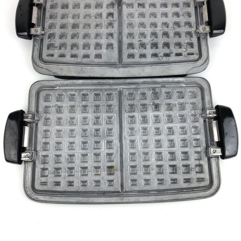 George Foreman Evolve Grille Griddle Waffle Plates TSK-2610 #1 & #3 Upper Lower