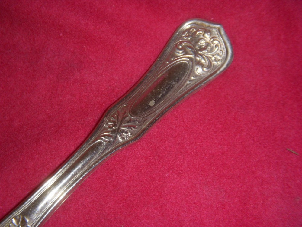 WM A ROGERS TWISTED HANDLE MASTER BUTTER KNIFE