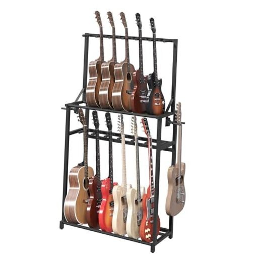 Guitar Stand, Multiple Guitar Rack Holder for Various Instruments, Multi