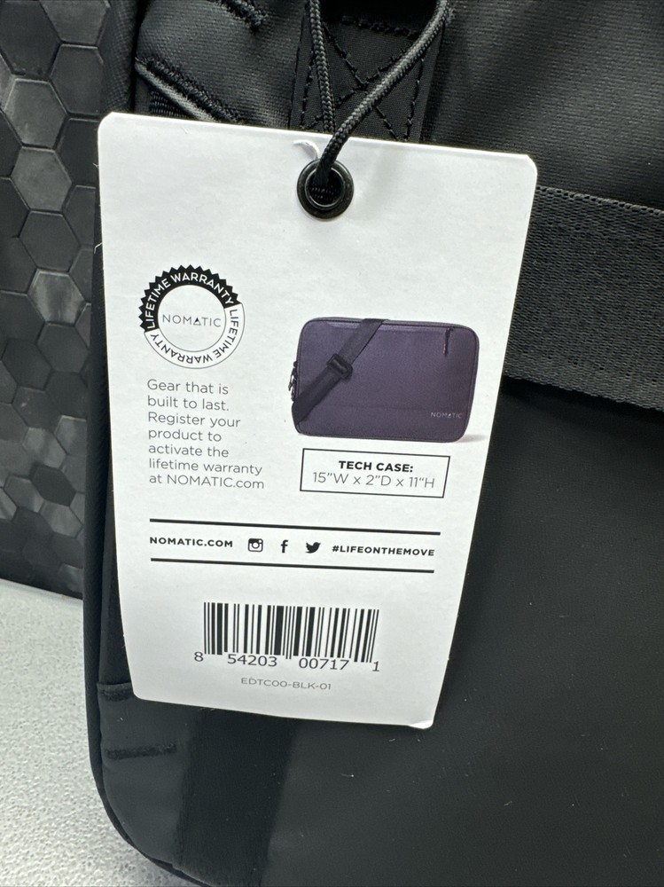 NOMATIC Tech Case BLACK EDTC00-BLK-01 Carrying Bag