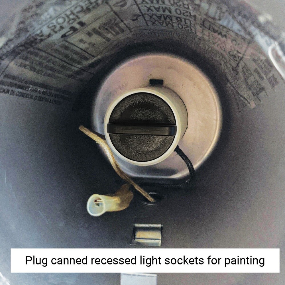 Light Socket Safety Cap Plug For String Lights, Recessed Lights, 5pk