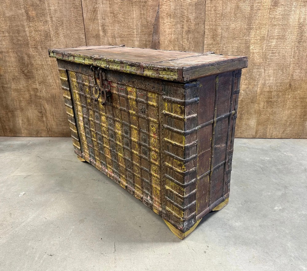 Vintage Wood Trunk.