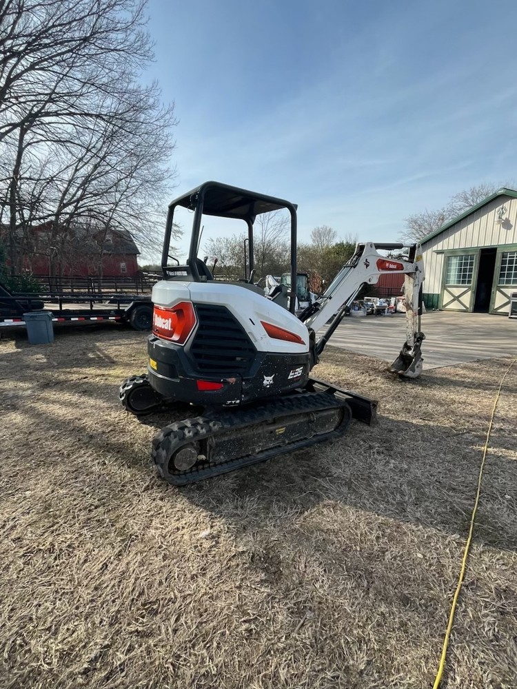 2022 Bobcat E35i Mini Excavator with Telematic System for GPS tracking. Keyless