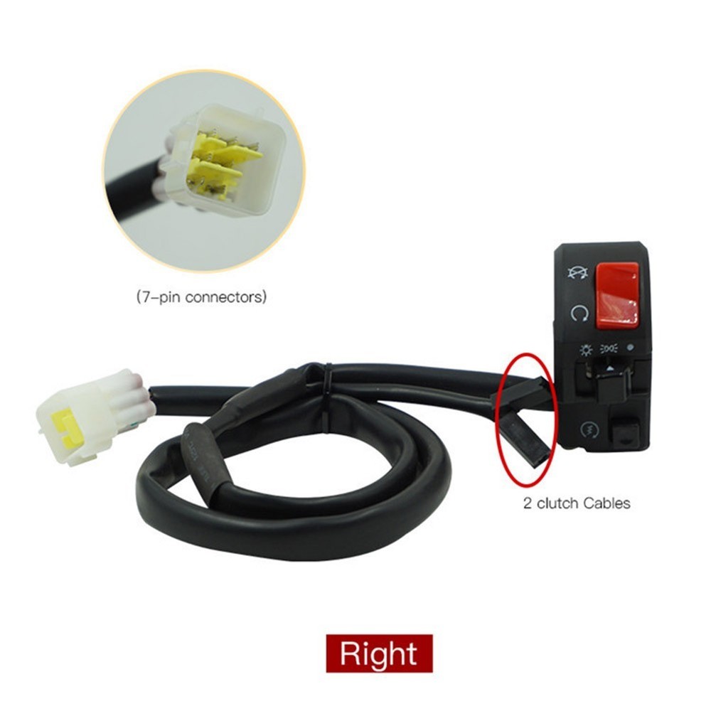 Control Switches for ATV Motorcycles Fog Lamp Light Start and Kill Functions