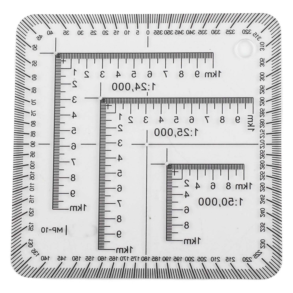 Easily Operable Geographic Coordinate Ruler for Engineers and Students