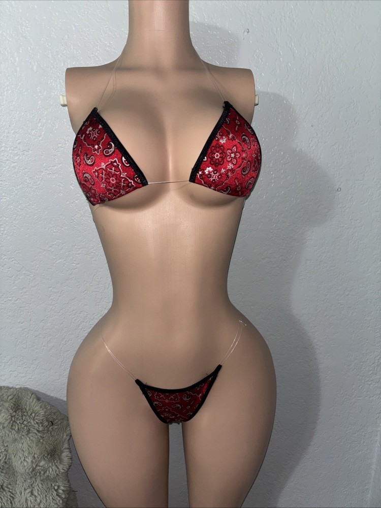 Exotic Dancewear Micro Bikini Thong Set