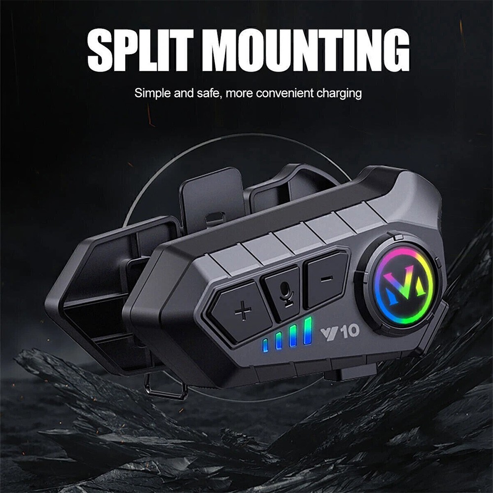 Motorcycle Helmet Headset Speaker Wireless Headphone Support bluetooth 5.3