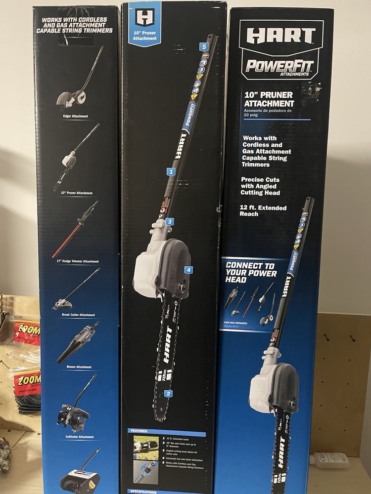 HART Power Fit 10" Pruner Attachment (Attachment Only) NEW