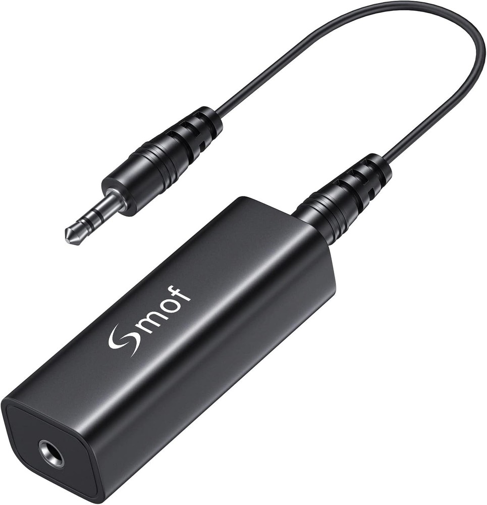 Compact Ground Loop Isolator with 3.5MM Audio Cable - Quiet Your System Today!