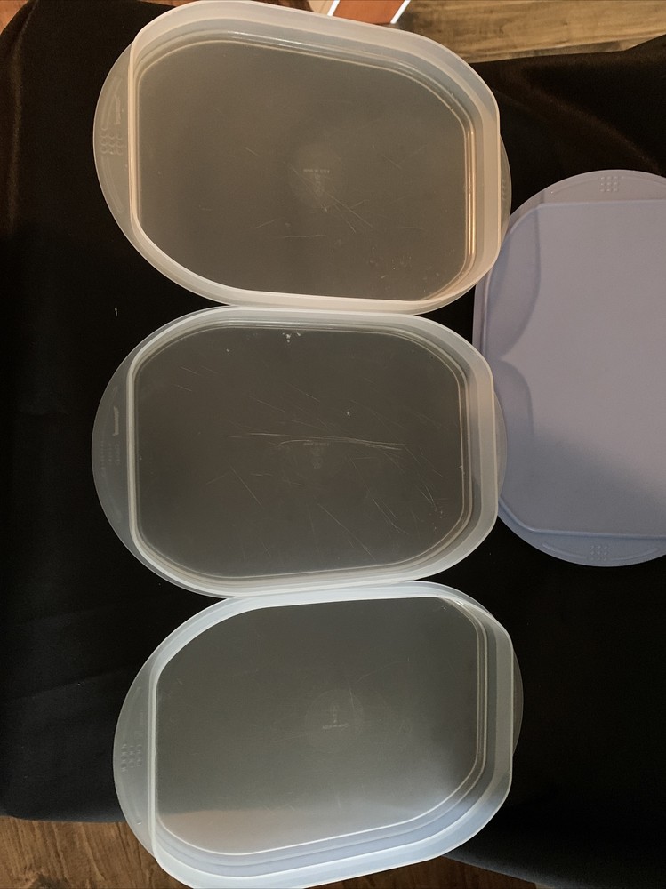 Tupperware Fridge Stackables Storage Snap Together Set Meat 