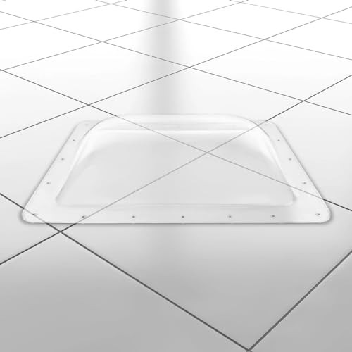 RV Skylight Replacement 18" x 26" -Universal Outer Dome Fits All Standard CLEAR