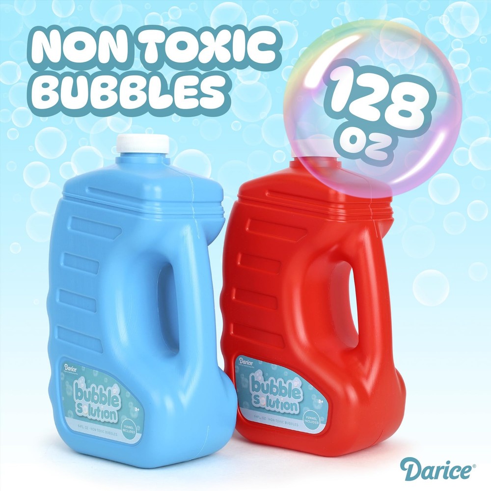 Darice 2 Pack 128oz Bubble Solution Refill for Bubble Machines & Blowers - Ea...