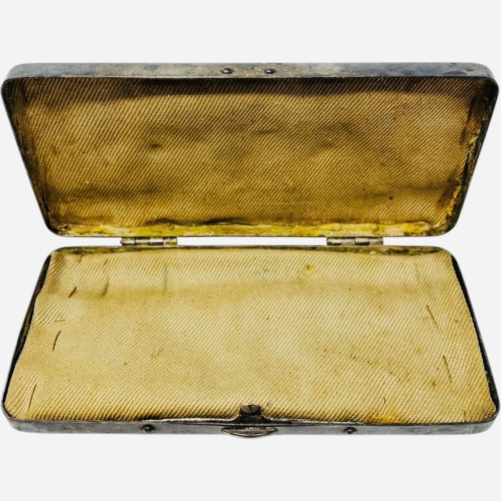 Gillette Pocket Edition King Gillette Silverplate Case