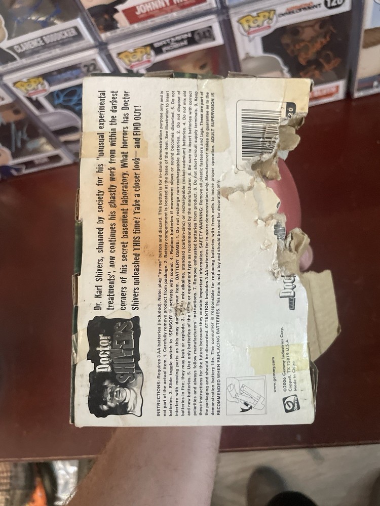 Gemmy Throbbing Heart With Flawed Original Package - Needs Batteries