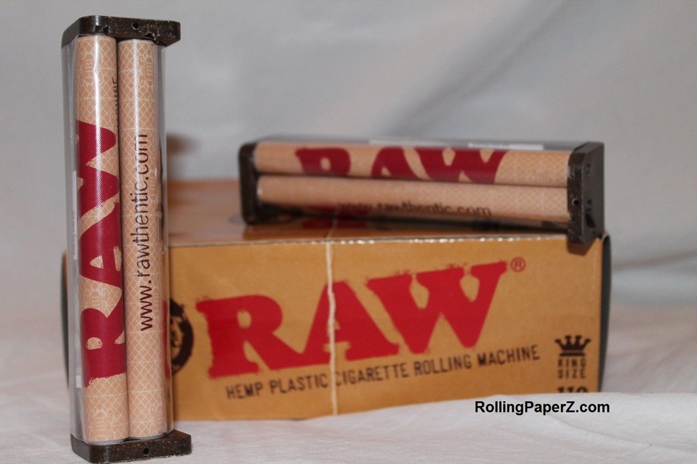 RAW 110mm Cigarette Roller Rolling Machine Hemp Plastic FOR KING SIZE  PAPERS