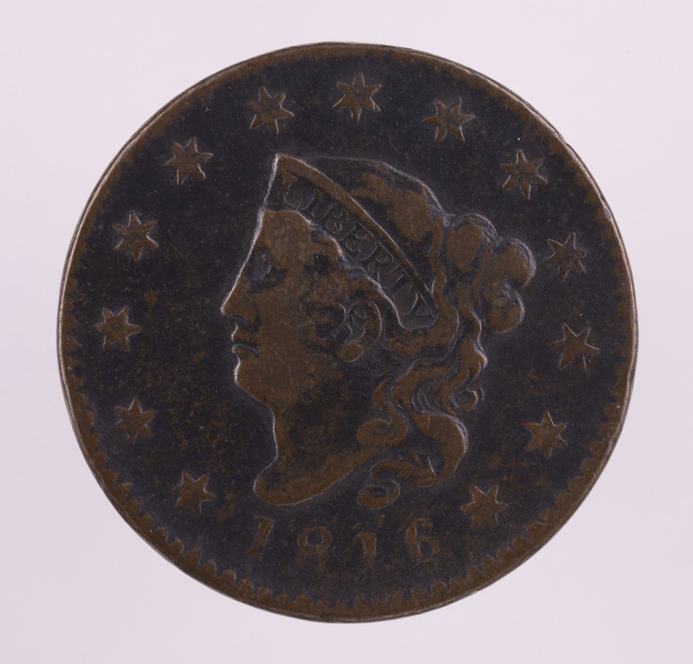 1816 Coronet Head Large Cent (B2765)