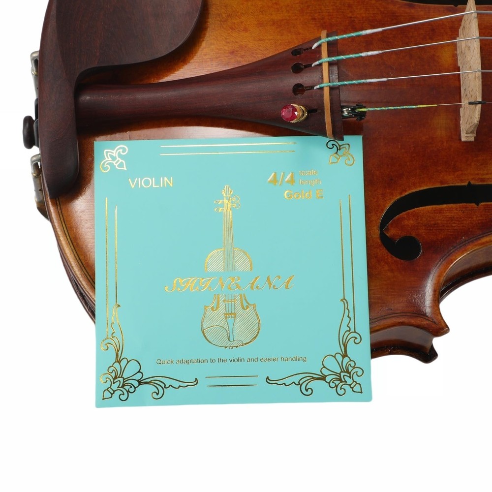 Violin Strings Full Set, Violin Strings Replacement, Carbon Steel Core, Mediu...