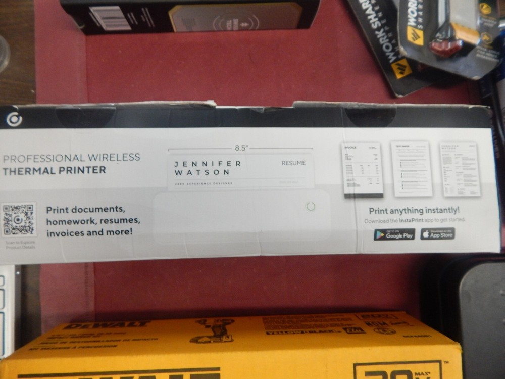 Core Innovation Professional Wireless Thermal Printer Bluetooth CTP100LG