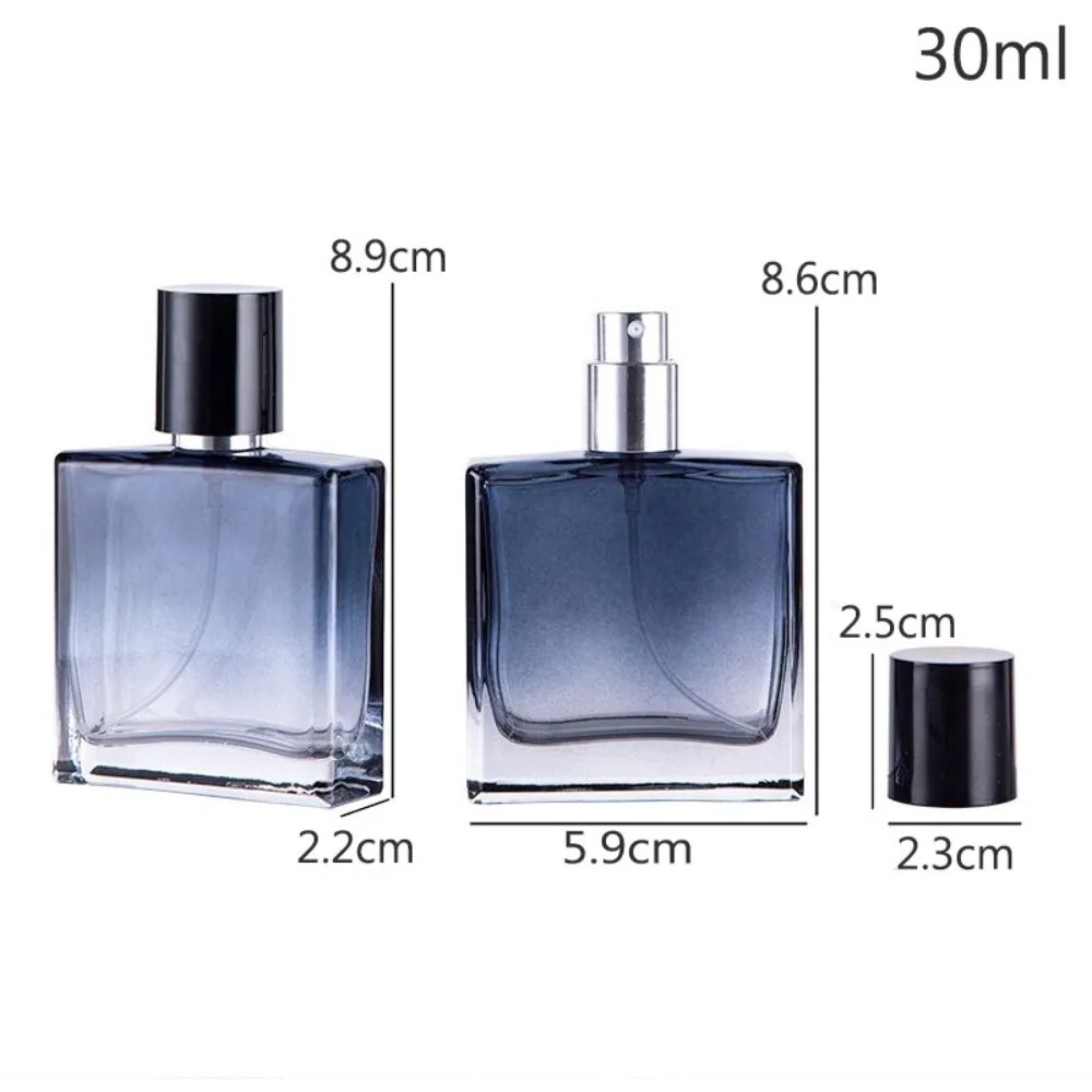 Empty Refillable Travel Glass Perfume Bottle With Spray Atomizer US