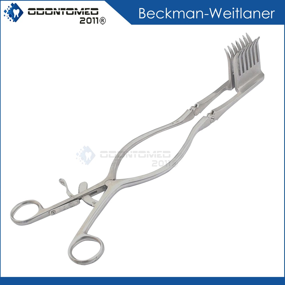 Beckman Weitlaner Retractor 12" 7x7 SHARP Surgical Instruments