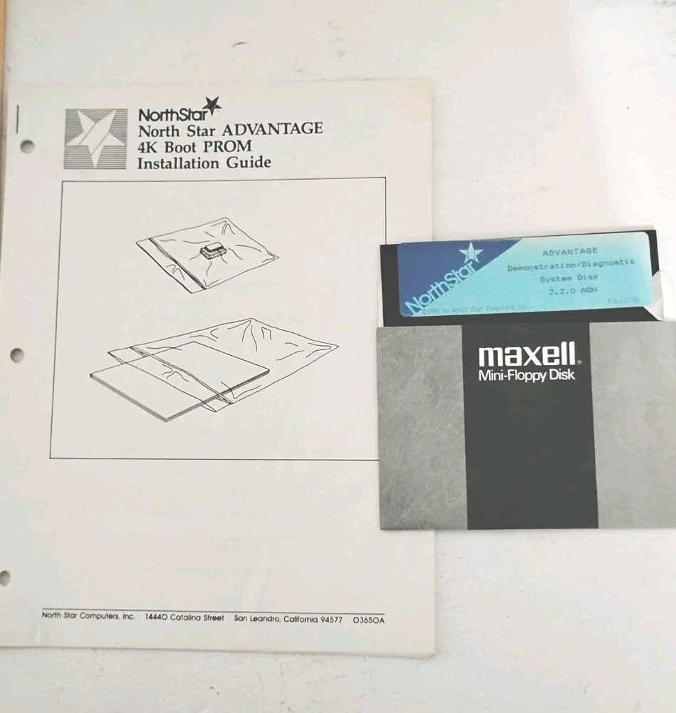 North Star Manuals & Software Lot – RAM/CPU/FPB/MDS, Advantage, BASIC,...