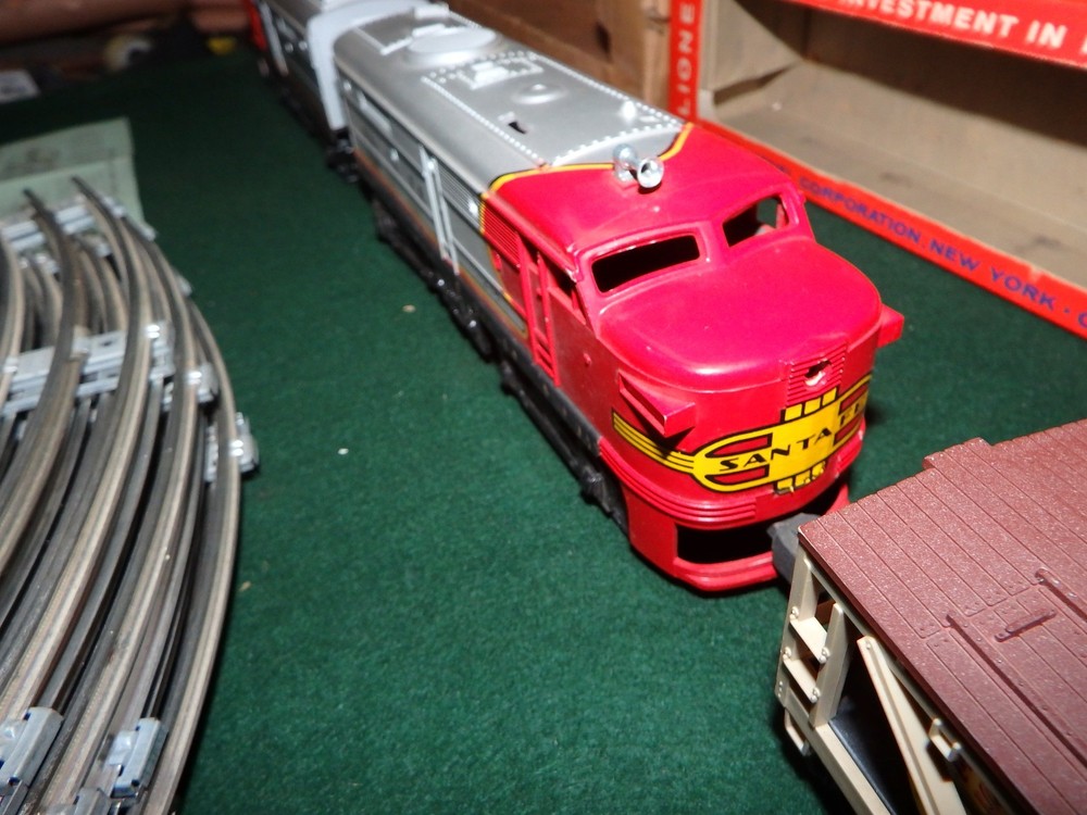 Boxed Lionel Postwar Santa Fe Freight Set #1649 Amazing set w'boxes