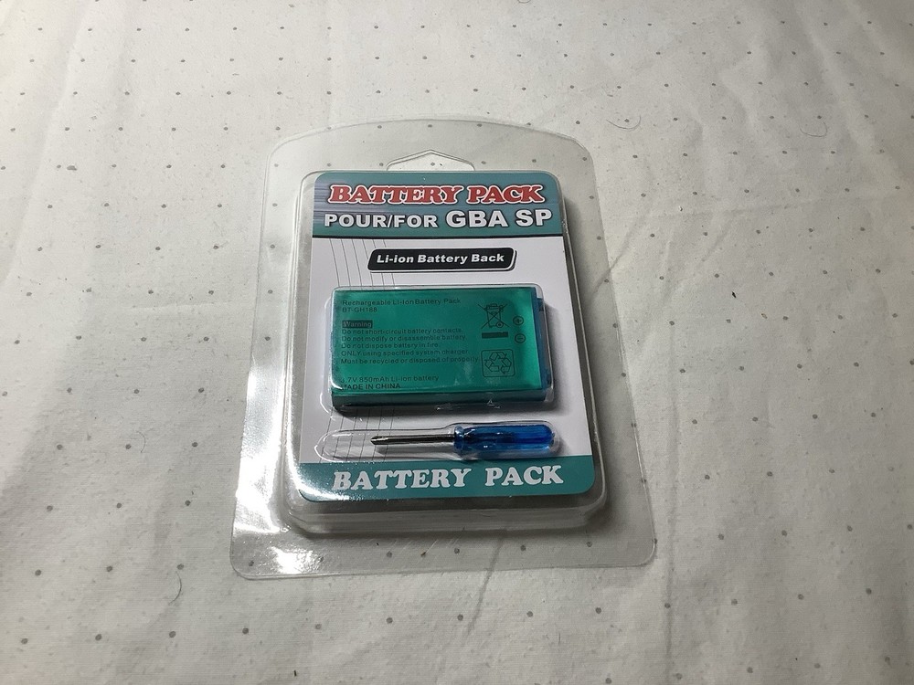 Gameboy Advance Sp Replacement Battery 850mAh