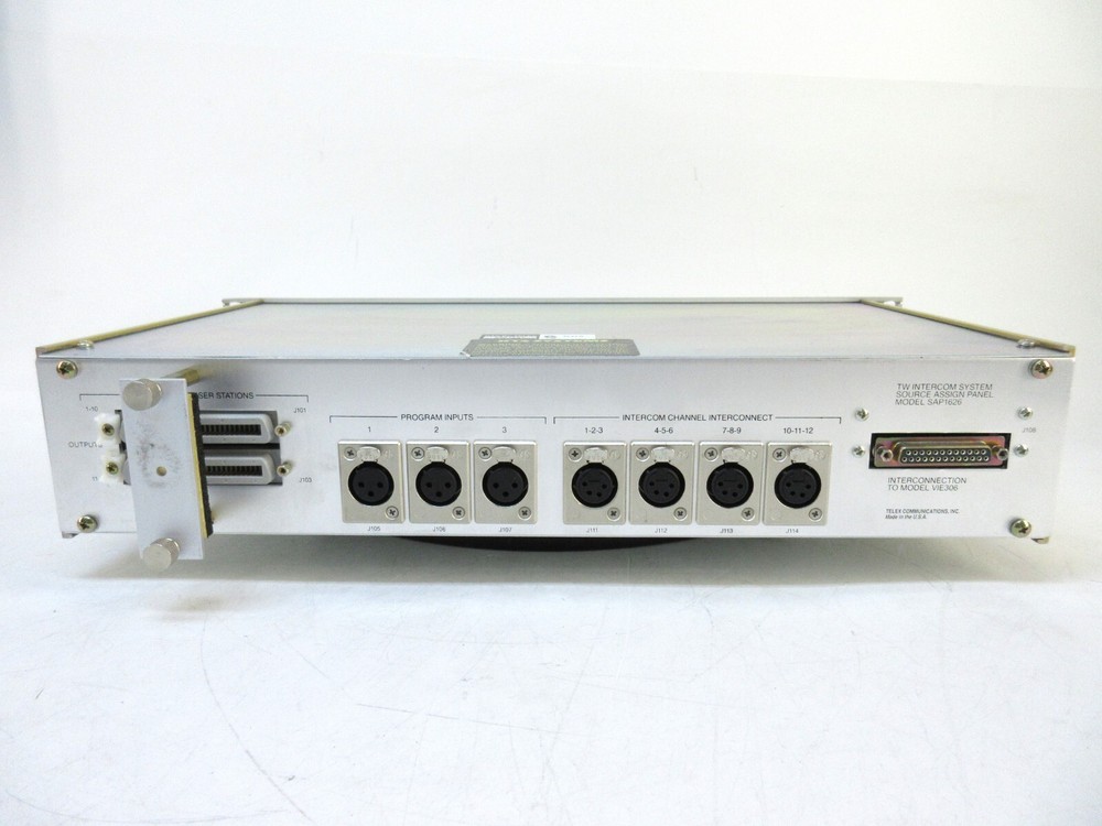 RTS Systems SAP1626 TW Intercom System Source Assign Panel