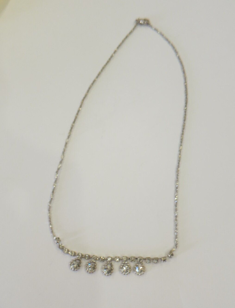 Sterling Silver EASY 5 STONE   Necklace
