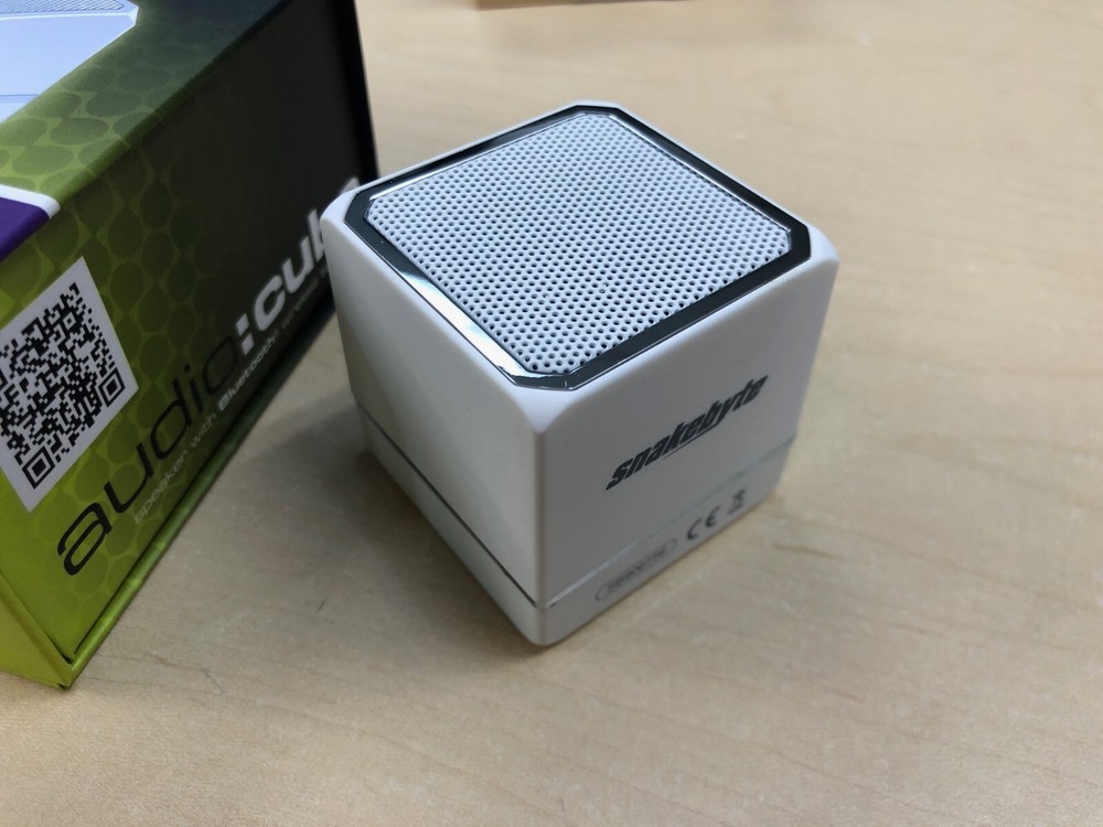 SnakeByte Powerful Wireless Mini Cube Speaker for Tablets, iPhone, Android