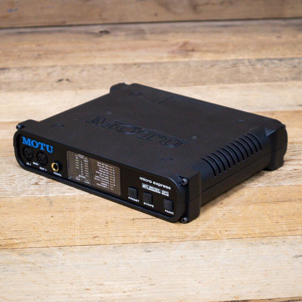 MOTU micro express 4x6 USB Bus-Powered MIDI Interface with SMPTE U280357