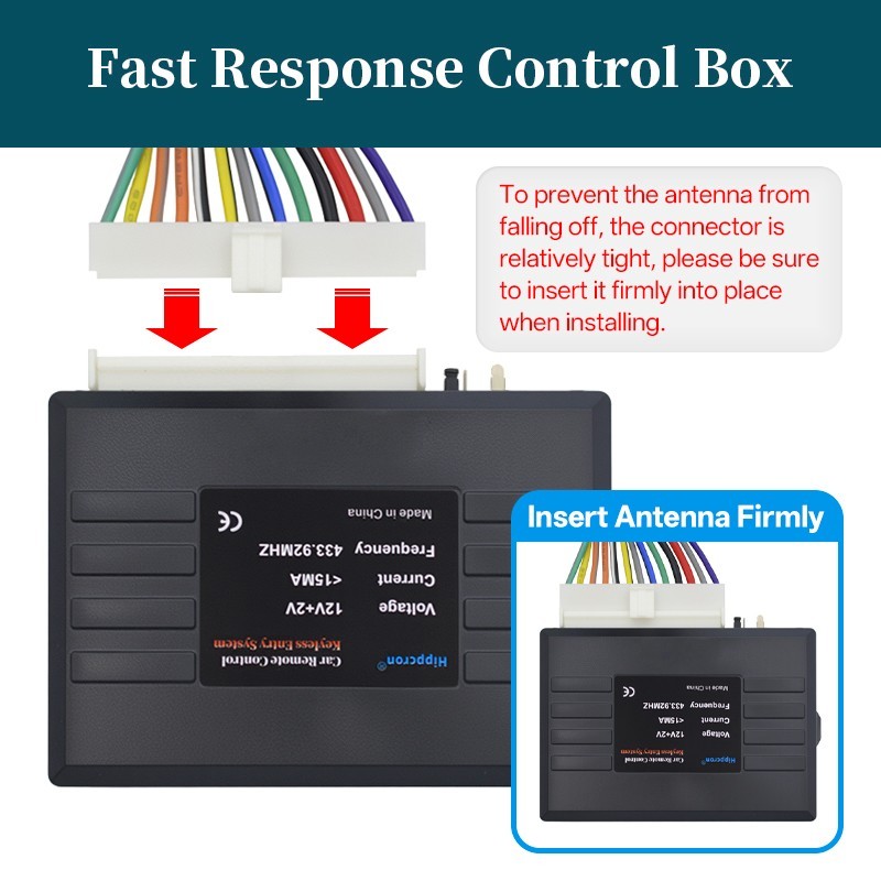 Universal Car Alarm Central Locking Keyless Entry with Remote Control