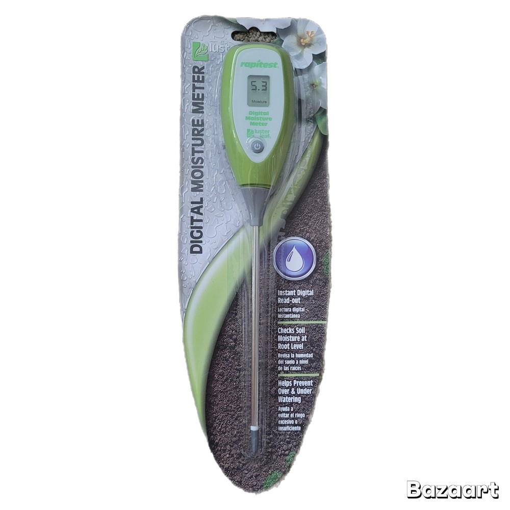 Luster Leaf Digital Moisture Meter & Soil PH Meter NEW Sealed
