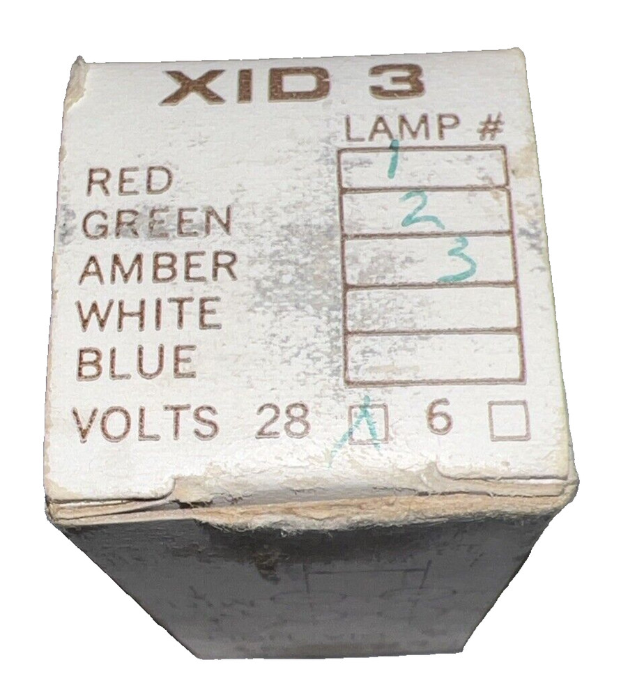 RONAN XID 3 MULTI-COLORED INDICATOR 28V PILOT LIGHT